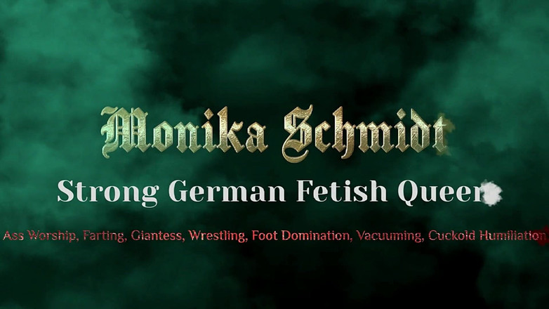 Strict Senz: Monika Schmidt Femdom Kouření Lidský Popelník Slovní Ponížení Bota Uctívání