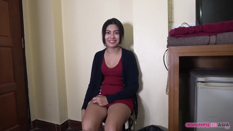 Creampie In Asia: Ela gemeu como gritando gozada dentro