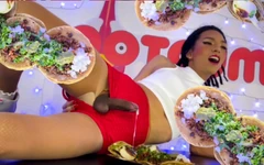 후트cum: 엑스트라 크림으로 지저분한 서비스