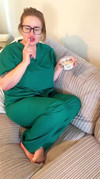 Stepmommy Nurse Gives Stepson a Footjob