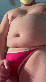 Small Cock Pink Thong