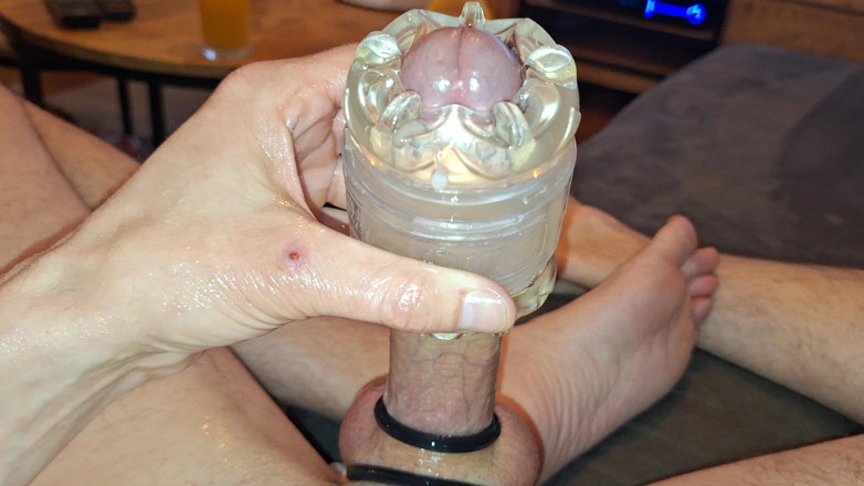 SteveSmokeHolland: My POV #188 Fleshlight Fuck, Anal Vibrator &amp; Cockring