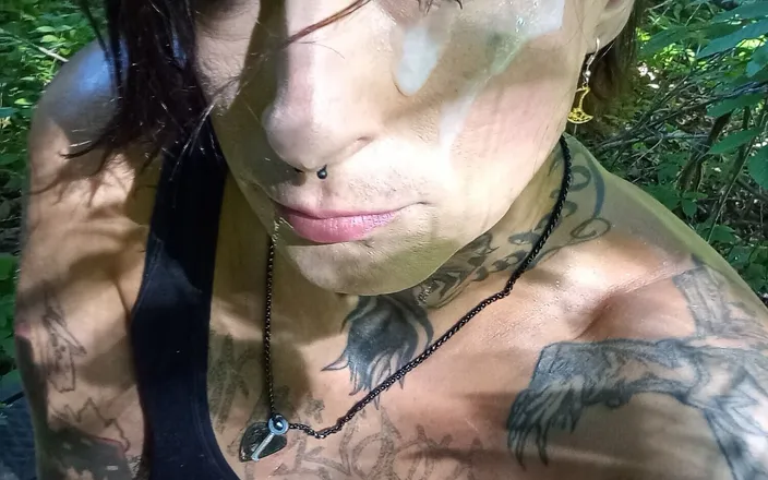 Chloe T Star: Trans Beauty Enjoys Cum Shots All Around