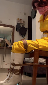 April O'neil Cosplay Chairtied