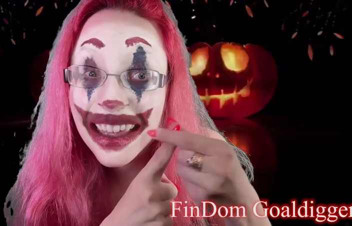 FinDom Goaldigger: Halloween balls cutting