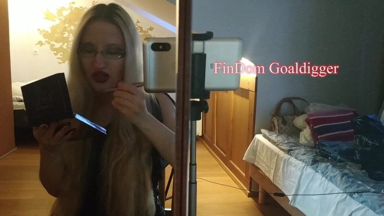 FinDom Goaldigger: Debole prima di me
