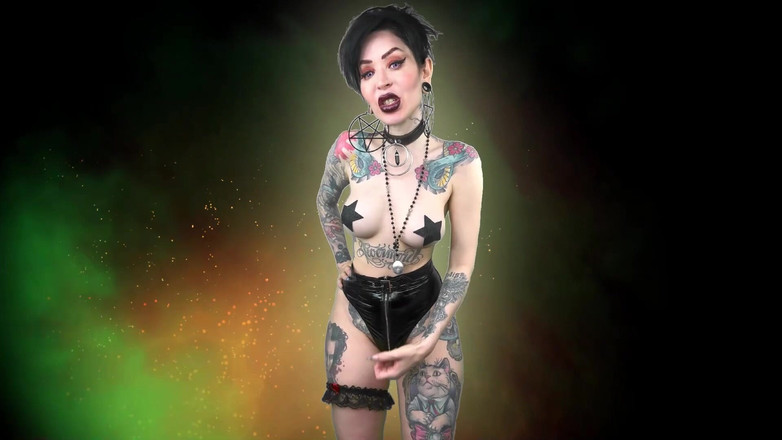 Baal Eldritch: 너의 고딕 여신을 위한 Goon - Gooner, Goon, 할로윈, 고스, 검은 입술