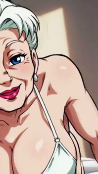 Ai Mormor Deep Cleavage retas närbild
