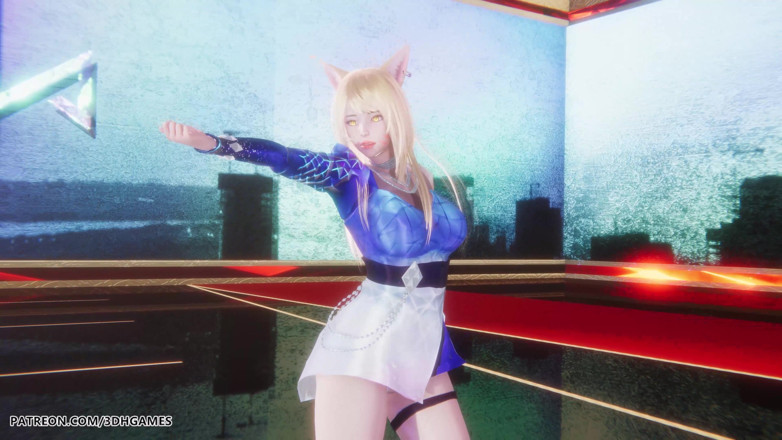 3D-Hentai Games: Kda - ill mostrarte ahri - liga de striptease caliente de leyendas...