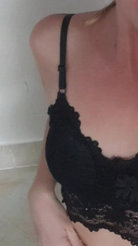 Meine wunderschöne schwarze bralette