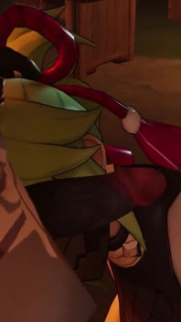 Kuki Shinobu About to Be Spitroasted by Hilichurls - Part 1 Genshin Impact Threesome Sex Video