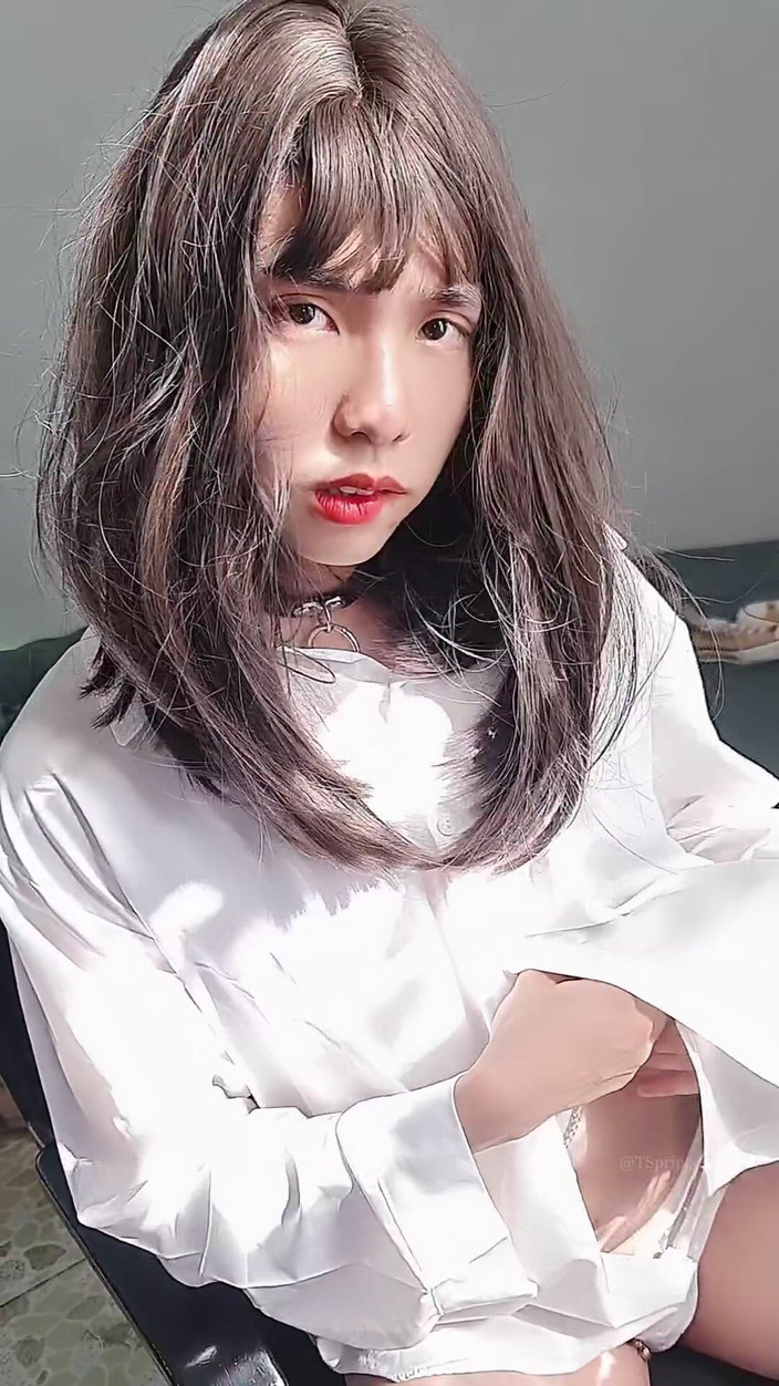 Ts Princess Rose: Cute Asian Sissy Anal Cumshot