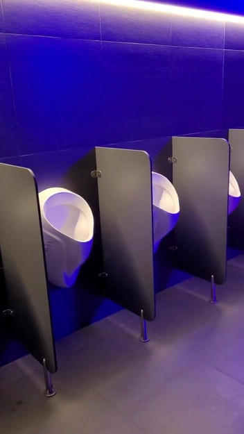 Wanker forever: सार्वजनिक शौचालय में जोखिम भरा लंड