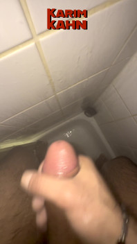 Huge Cumshot in the Shower This Morning!