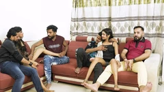 Malam parti seksi dan selepas seks gangbang tegar parti, seks tegar penuh