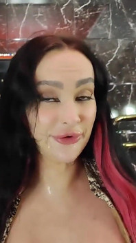 She Gets Messy Cumshots and Total Fur Coat Destruction