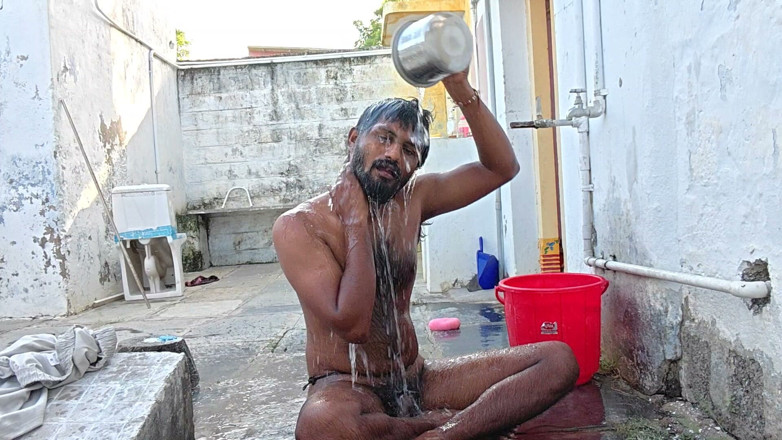 KUMBHA MANOJ KUMAR: Xhard - Outside Bathing Video Kumbha Manoj Kumar