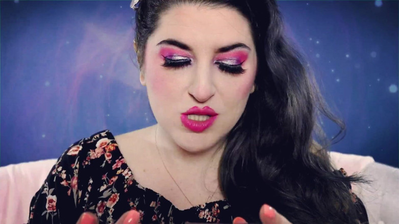 goddessjoules: Růžová rtěnka na plexiglass Asmr