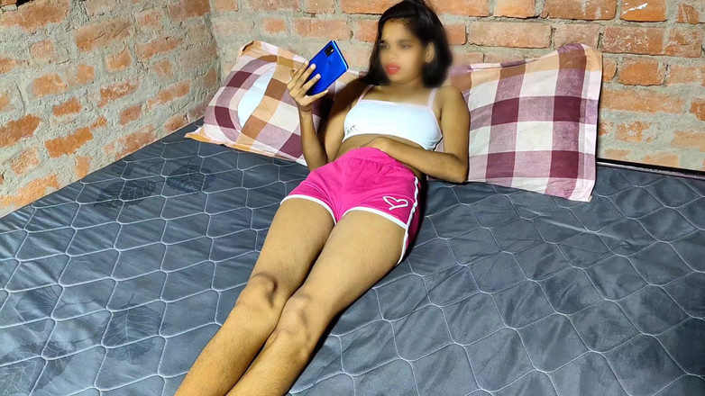 Shivanibaby: A Village Girl Was Caught Masturbating While Watching Nude Content...