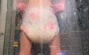 Packedpampz: Twink Showers in Wet Soggy Diaper