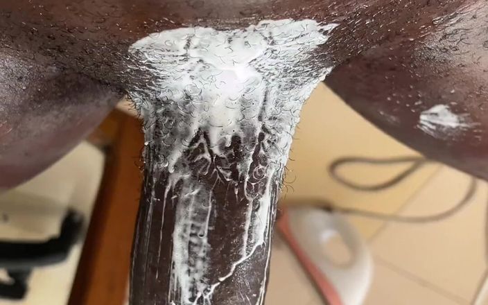 Bbc-godaddy: Kåt afrikansk tjock kuk avel och creampie sextoy del 1