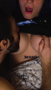 Very Hot Kisses and Boobs Licking for Small Teen with Perfect Nipples - Unlimited Orgasm