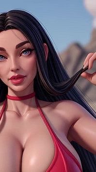 Curvy 3D Goddesses Slideshow: Ai-generated NSFW
