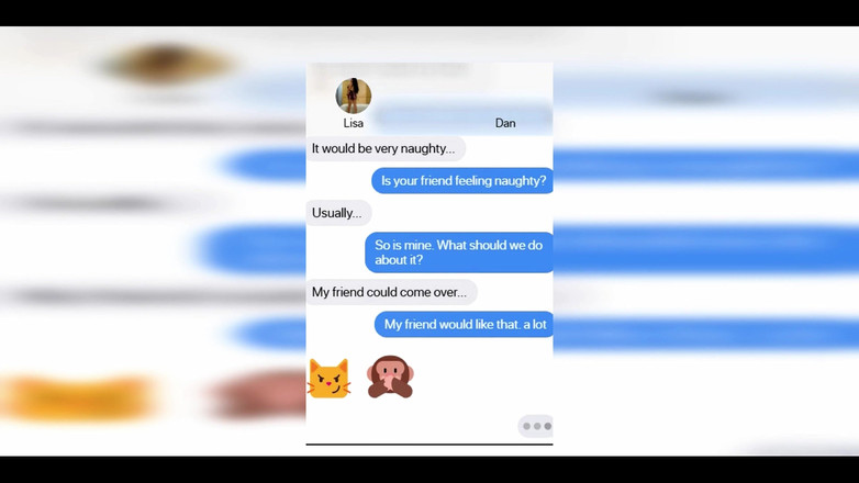 Lisa X Lopez: Yanlışlıkla kısa mesaj