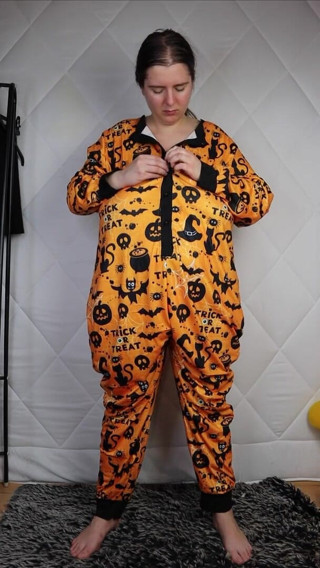 Lingerie Review: Moja nowa piżama halloweenowa z Shein