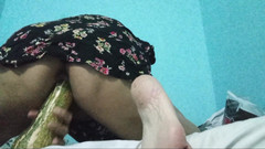 Lobicam: 큰 보지의 큰 채소로 하드 자위