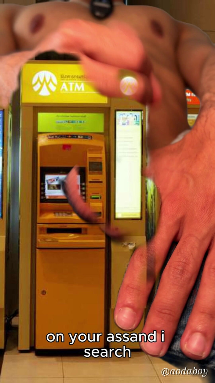 aodaboy: Sexo em um caixa eletrônico