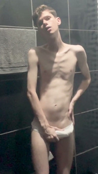 Keoimath - a Skinny Twink Showing His Big Dick Bulging His Underwear