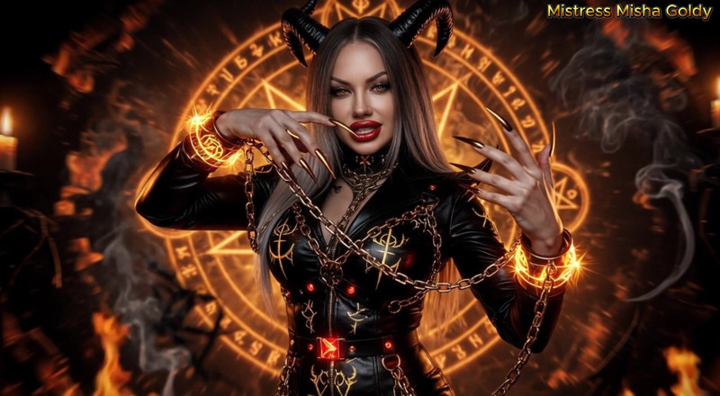 Goddess Misha Goldy: My Words Carve Hell Into Your Mind While Your Dick...