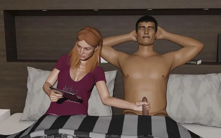 Adultgameplayvideos: My Stepbrother's Wife 4 Jennifer Stroked the Cock with Her Hand