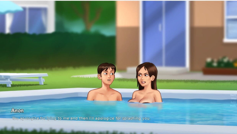 XXX Games Bunk: Summertime Saga - Jenny Swimming Pool Fucking Scenes