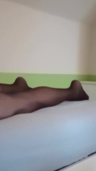 Black Pantyhose Hump thủ dâm