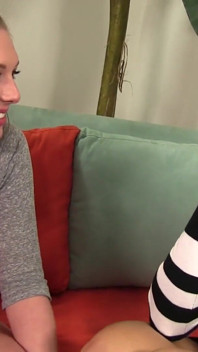 Two hot lesbians loves to pussy fuck and scissoring