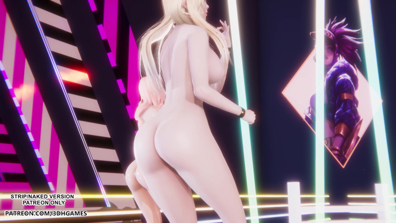 3D-Hentai Games: Blackpink - Whistle Ahri Akali Seraphine Sexy Naked Dance