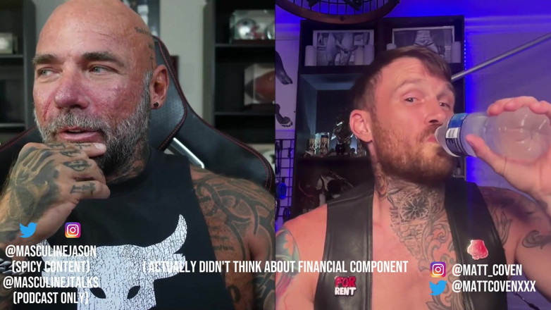 Raw and Uncensored with Masculine Jason: Porn Star Confessions - Matt Coven Episode 158