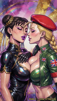 Hot Cammy and Chun Li