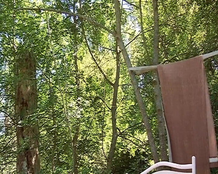 Planete Francaise: Sperma fressende französische MILf im dreier im freien geritten