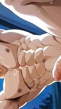 Ragazzo con un cazzo enorme si scopa il culo e sborra