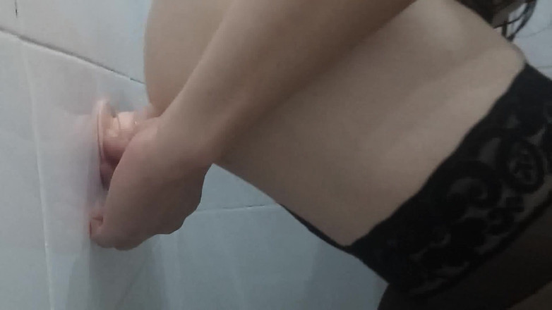 Andrea Travesti Bogota: สาวประเภทสองน่ารักในชุดชั้นในรูดรูหีรูตูดด้วยดิลโด้