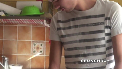 Crunch Boy: Brian fuck by max in the kitchen in the morning