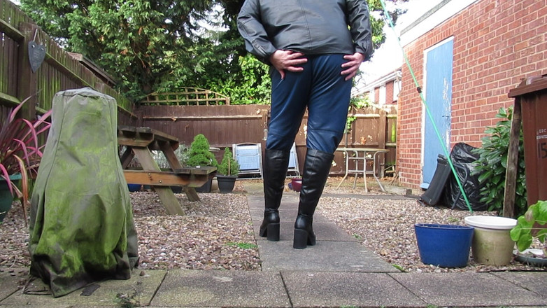 Leatherman63: Blaues und schwarzes Leder