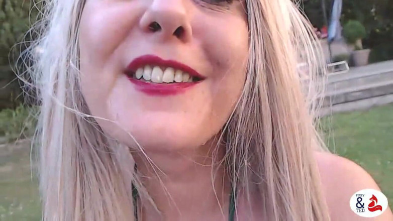 FoxyandTed: 28 juillet 21 - Creampie anal en plein air et squirt