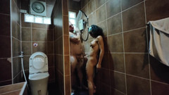 Jimbob Star Trans: Jimbob and Ladyboy Moana Fuck in the Shower