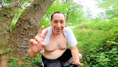 Biggbutt2xl: Biggbutt2xl muestra su culo gordo en el bosque en Hamilton,...