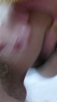 Perverted MILF on Her Knees to Get a Taste of That Big Cock