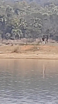 Indian couple sex at river side outdoor